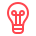 Web icon light bulb